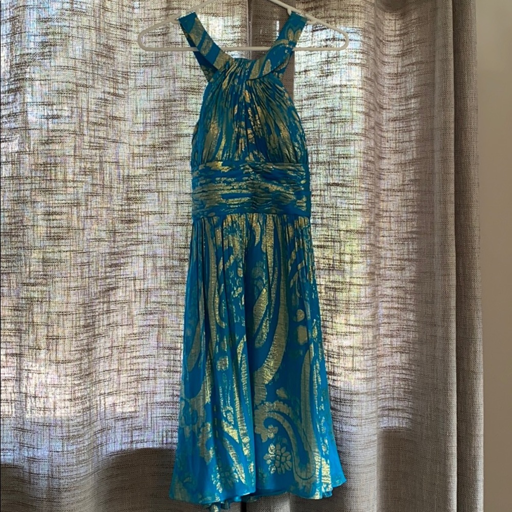 Beautiful, Formal Dress with gold accents